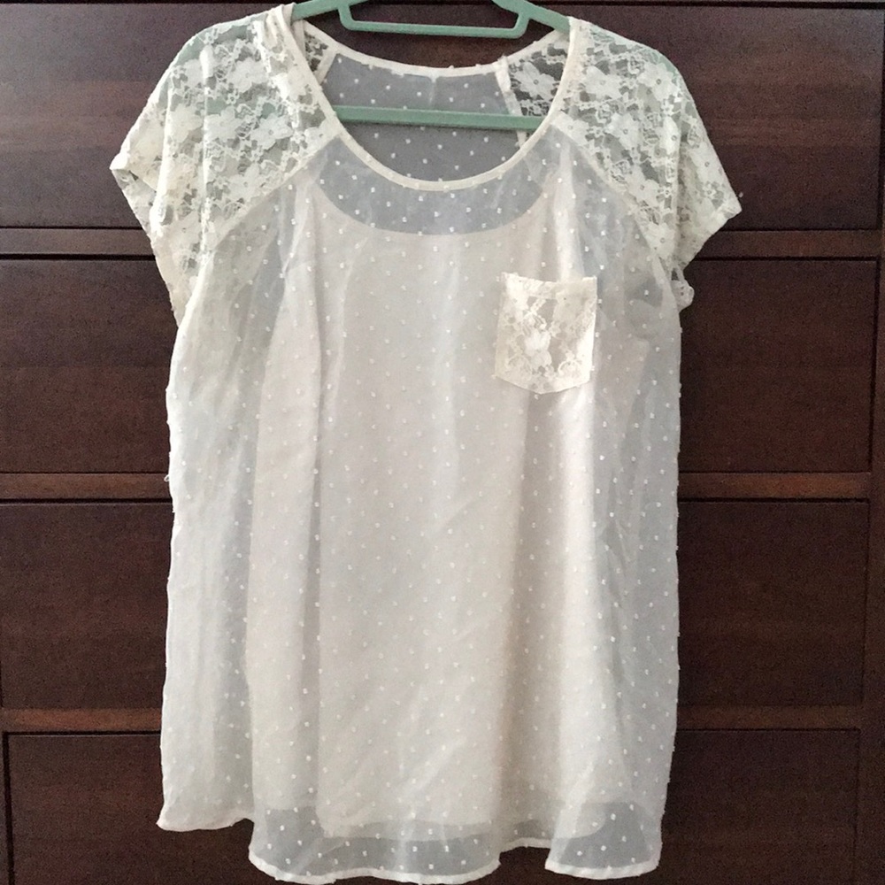 Maternity blouse and camisole